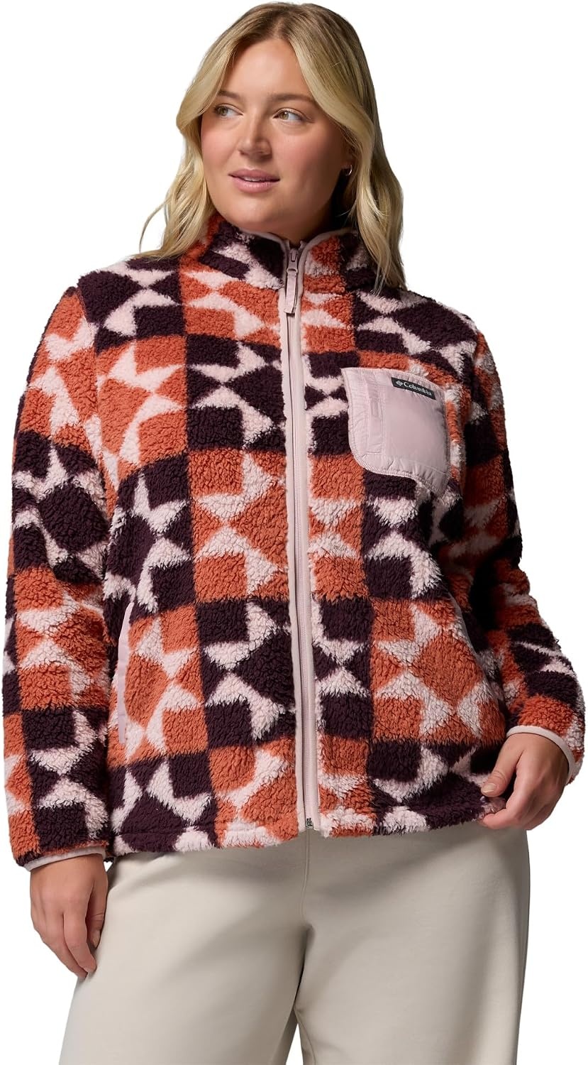 image:imageColumbia Womens West Bend Print Full Zip IITeak BrownCozy Quilt