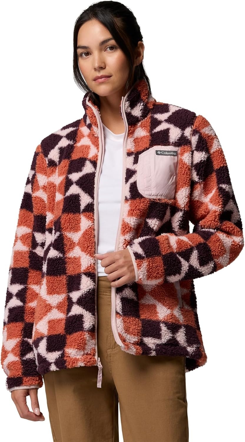 image:imageColumbia Womens West Bend Print Full Zip IITeak BrownCozy Quilt