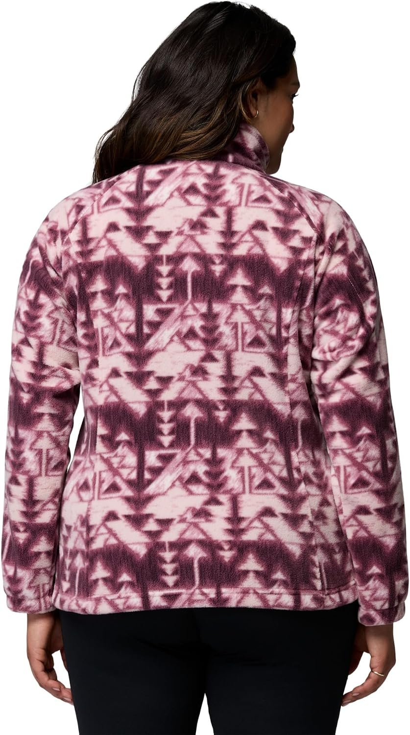 image:imageColumbia womens Benton Springs Printed Full ZipAntique MauveSketchup