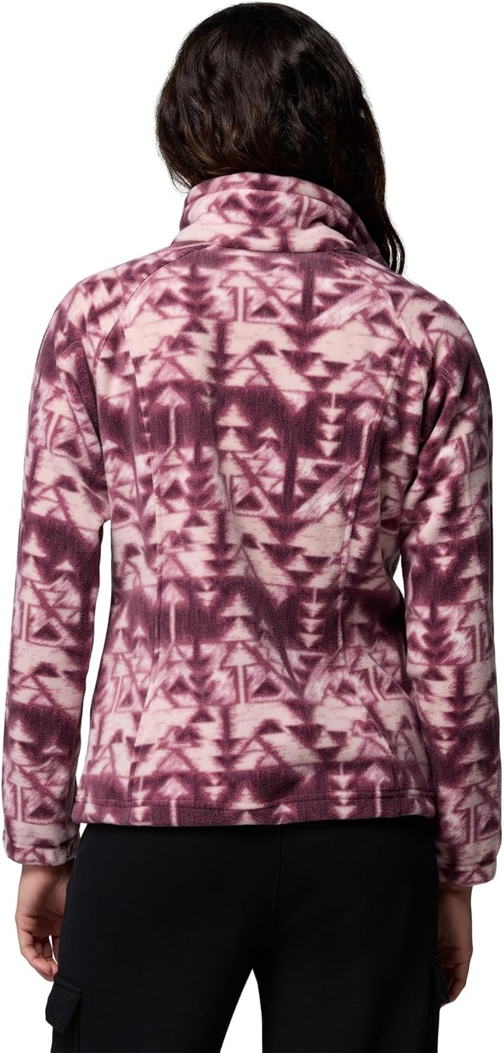 image:imageColumbia womens Benton Springs Printed Full ZipAntique MauveSketchup