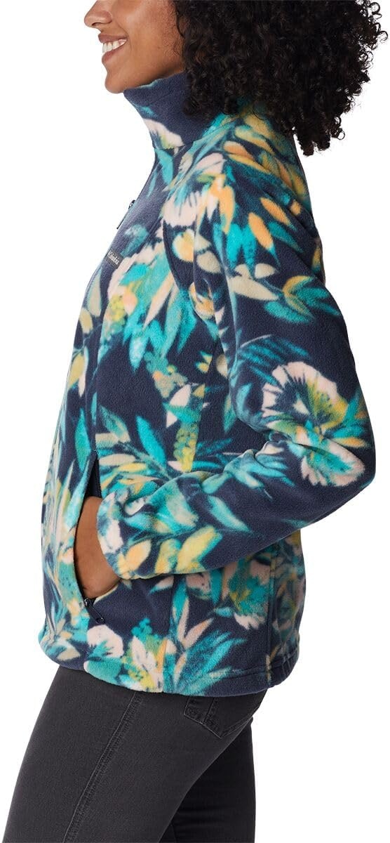 image:imageColumbia womens Benton Springs Printed Full ZipBright AquaWisterian