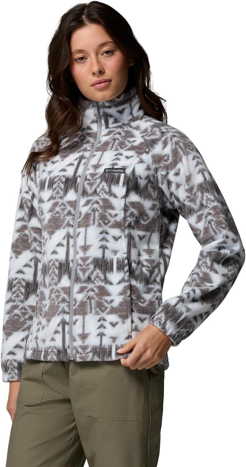 image:imageColumbia womens Benton Springs Printed Full ZipCirrus GreySketchup