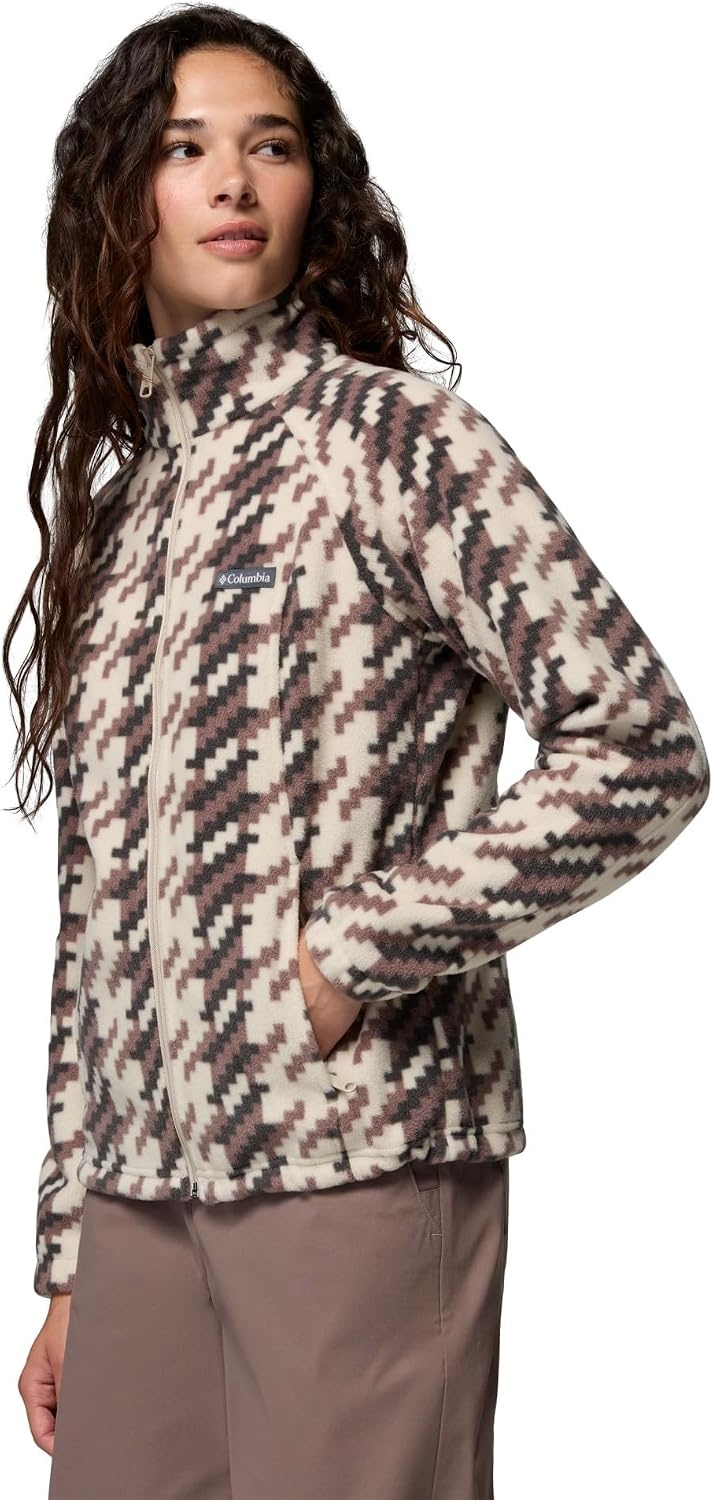 image:imageColumbia womens Benton Springs Printed Full ZipDark StoneTwills