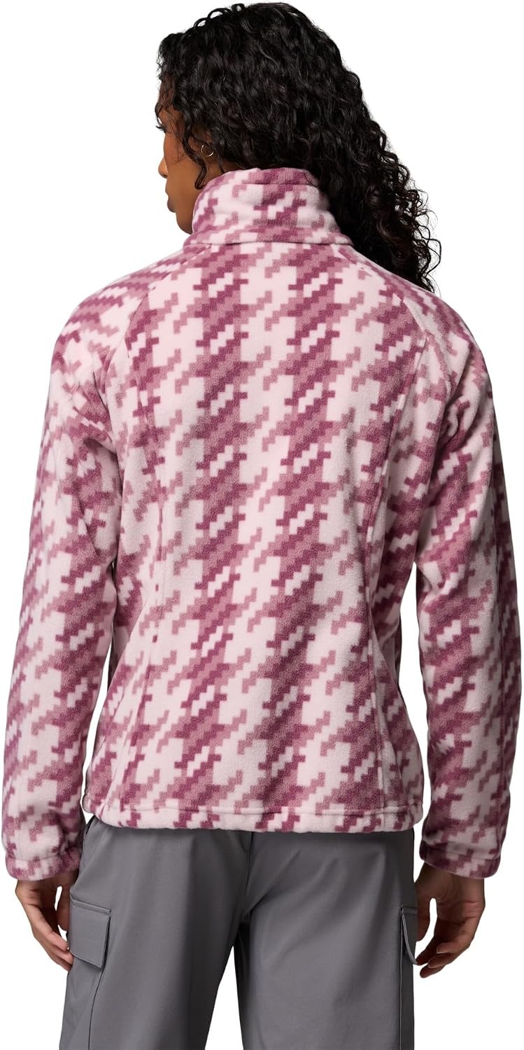 image:imageColumbia womens Benton Springs Printed Full ZipMineral PinkTwills