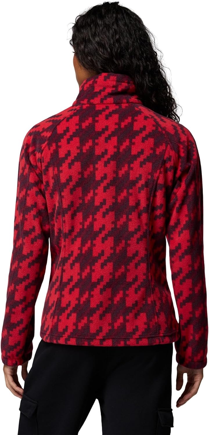 image:imageColumbia womens Benton Springs Printed Full ZipMountain RedTwills