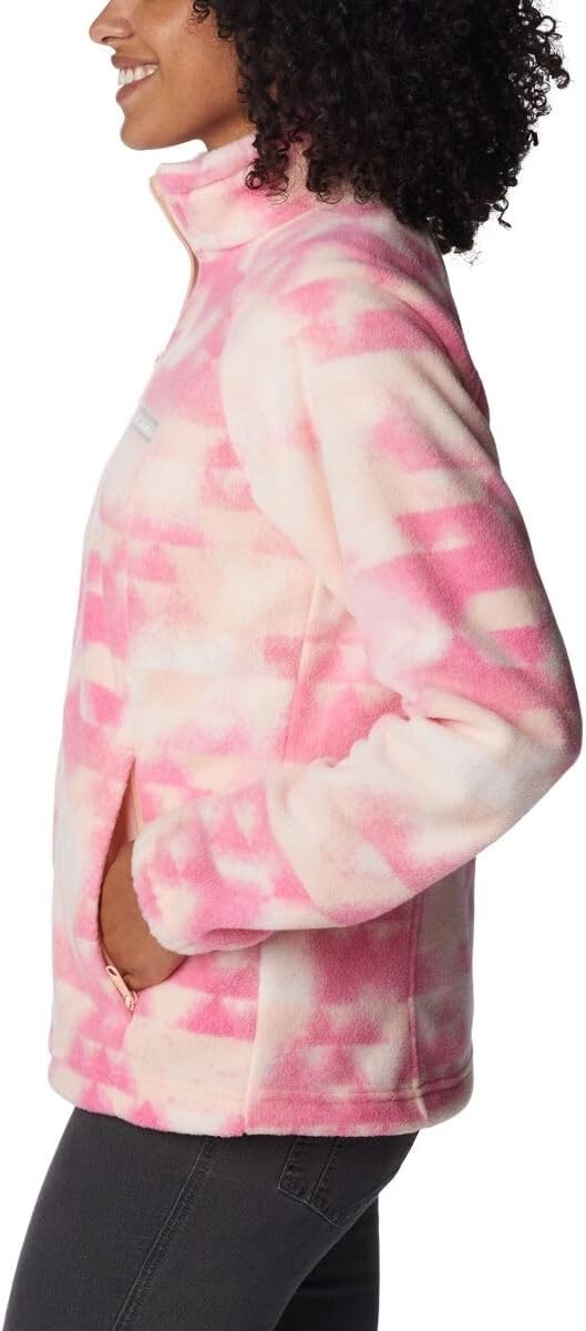 image:imageColumbia womens Benton Springs Printed Full ZipPeach BlossomDistant Peaks