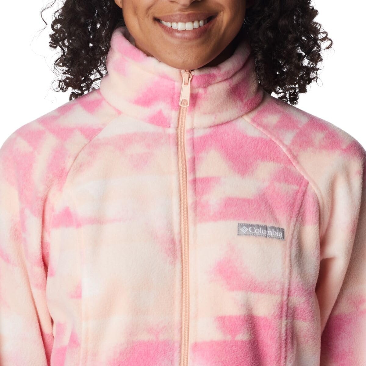 image:imageColumbia womens Benton Springs Printed Full ZipPeach BlossomDistant Peaks
