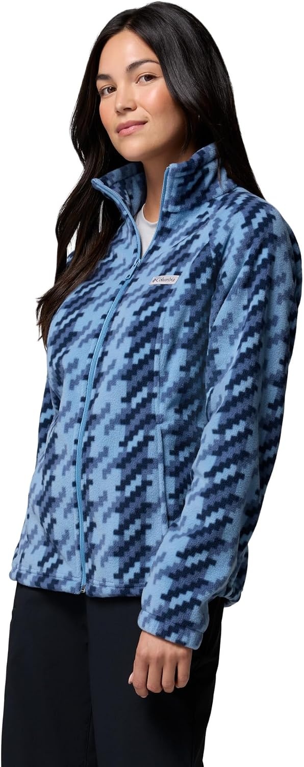 image:imageColumbia womens Benton Springs Printed Full ZipRainy DayTwills