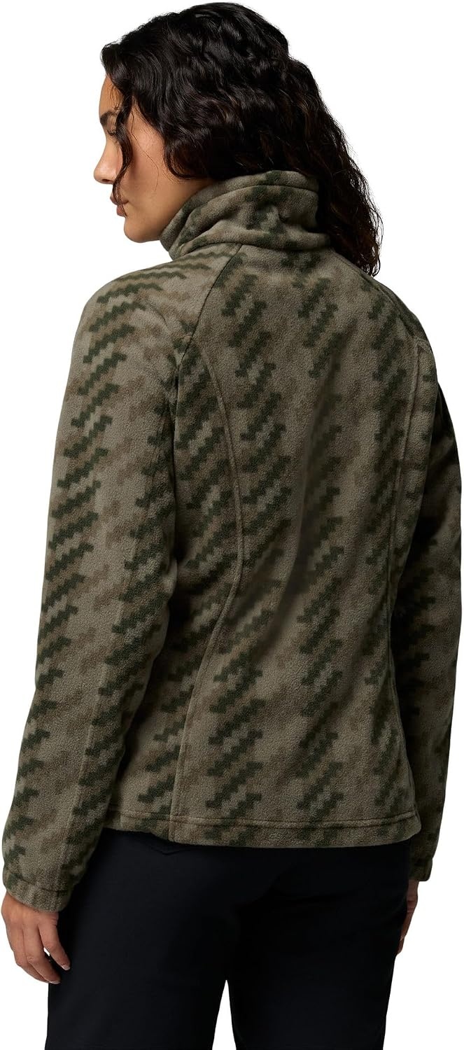 image:imageColumbia womens Benton Springs Printed Full ZipStone GreenTwills