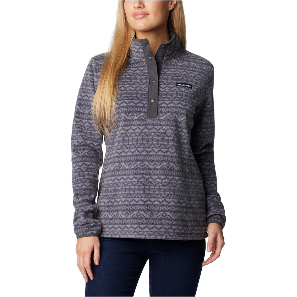 image:imageColumbia Benton Springs Printed 12 SnapShark Madras Tonal