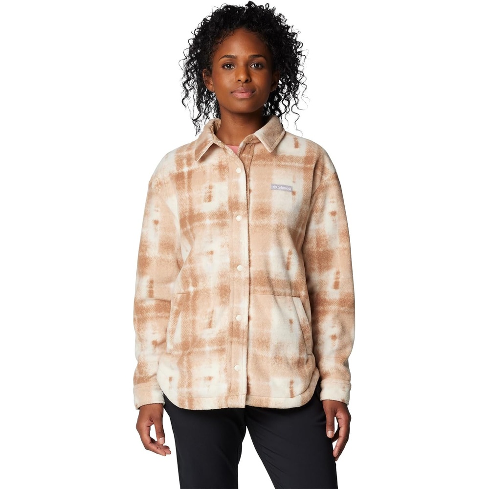 image:imageColumbia Benton Springs Shirt Jacket IICamel Brown Omblur