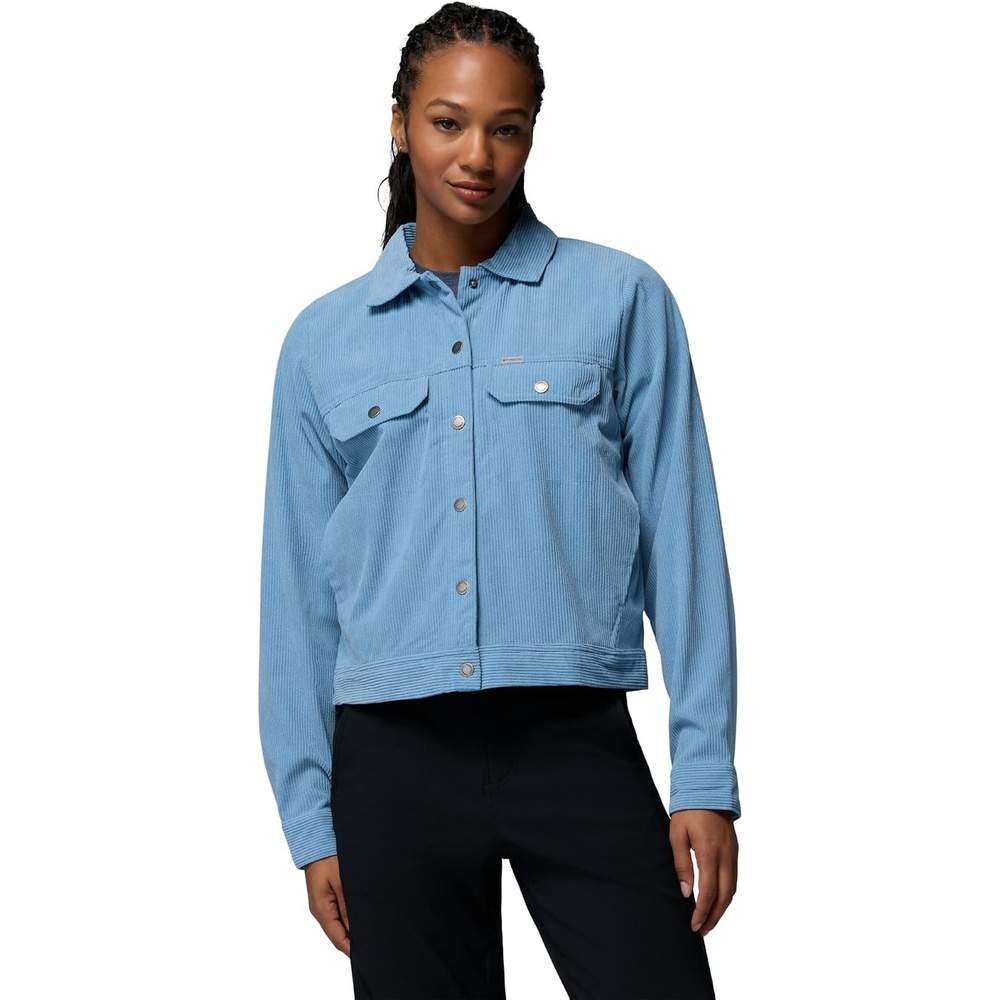 image:imageColumbia Blue Point Creek Short Corduroy Shirt JacketRainy Day