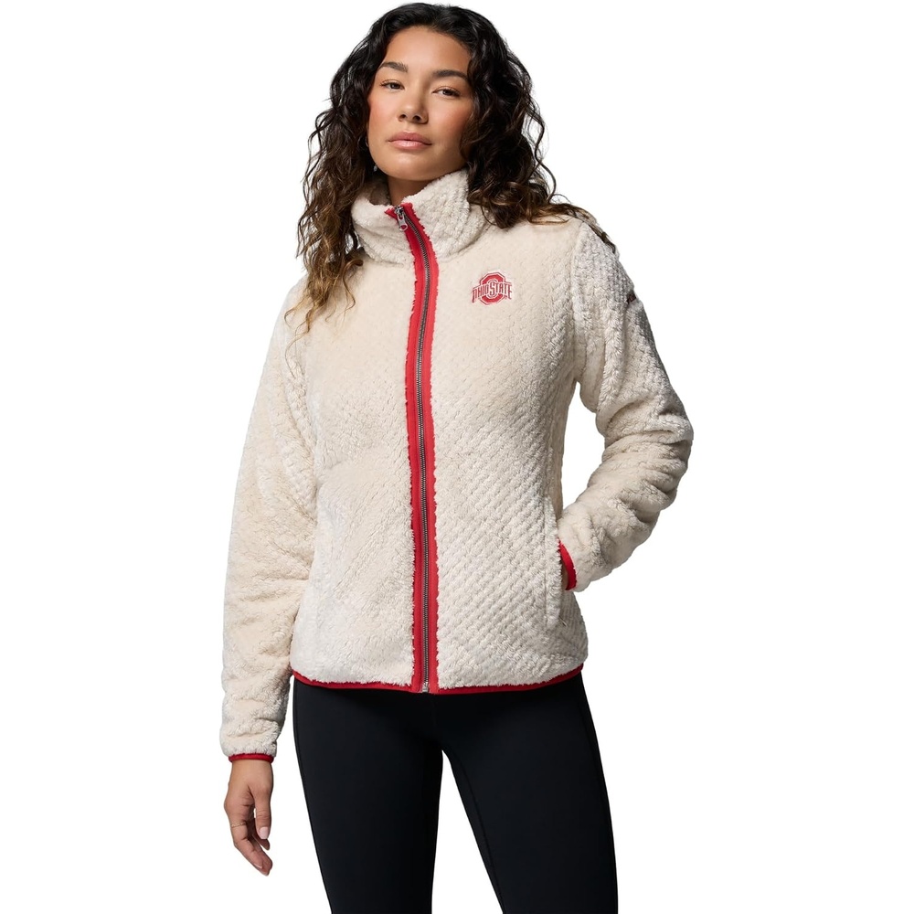 image:imageColumbia Womens Collegiate Fire Side II Sherpa Full ZipOs Dark Stone