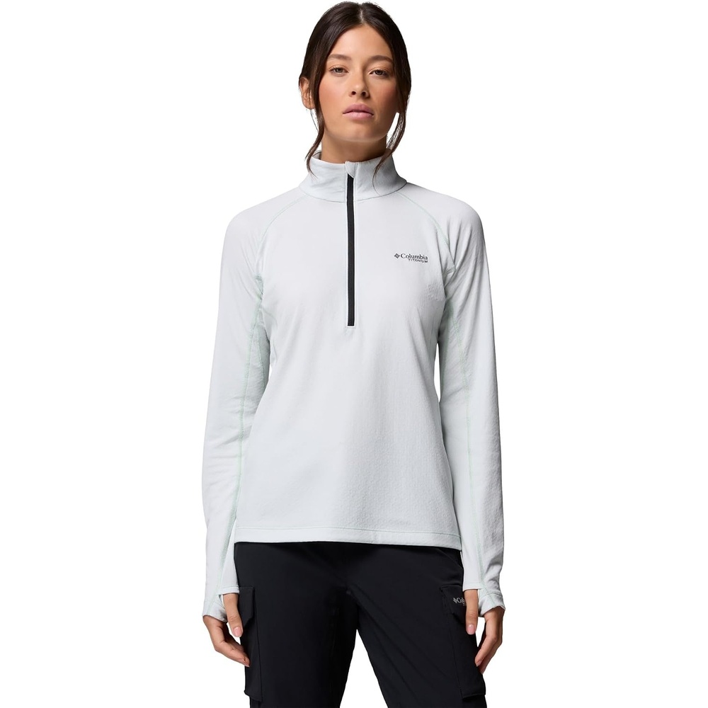 image:imageColumbia Womens Driventure Half Zip Poppy Red MediumTea Light