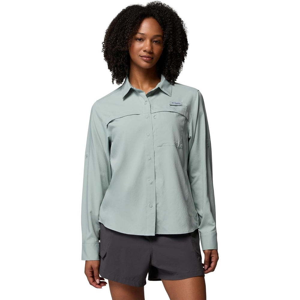 image:imageColumbia Womens PFG Castback Woven Long SleeveNiagara