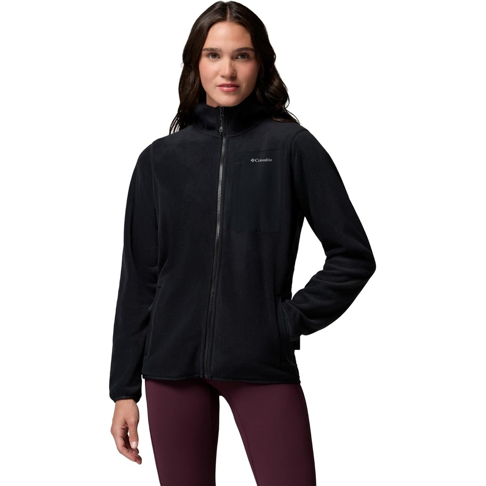 image:imageColumbia Womens Pacific Arch 200 Hooded Full Zip FleeceBlack