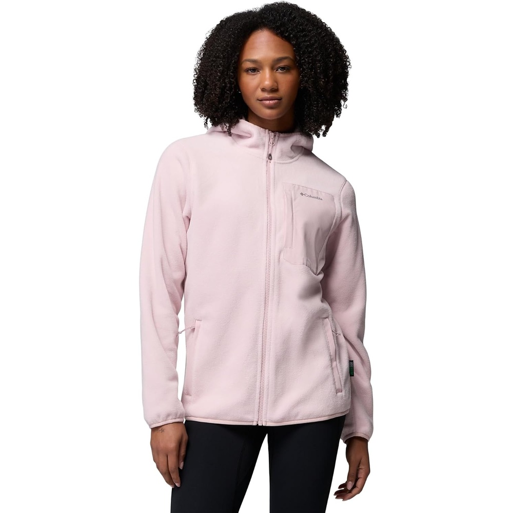 image:imageColumbia Womens Pacific Arch 200 Hooded Full Zip FleeceMineral Pink