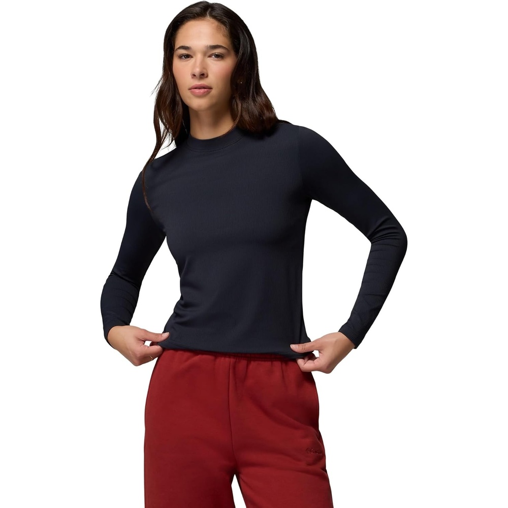 image:imageColumbia Womens Pinetown Canyon Long Sleeve MockneckBlack