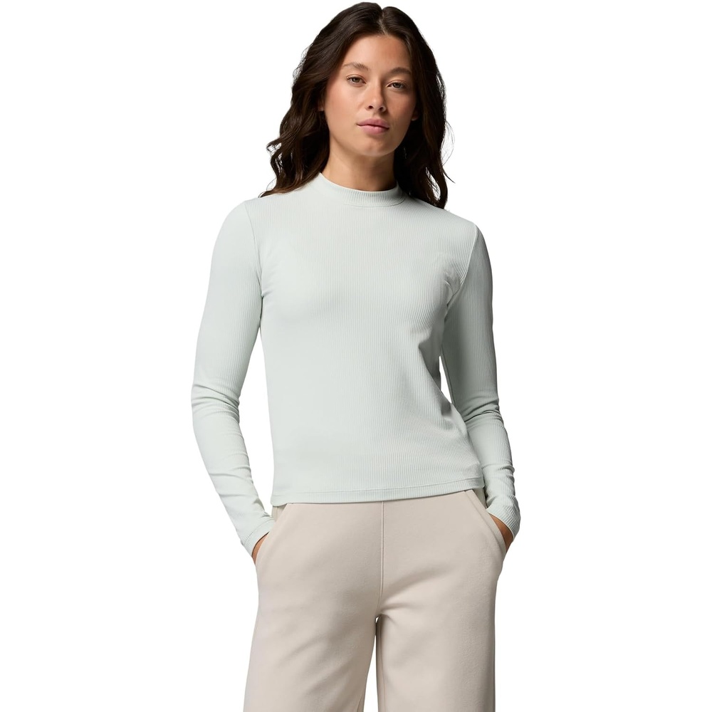 image:imageColumbia Womens Pinetown Canyon Long Sleeve MockneckTea Light