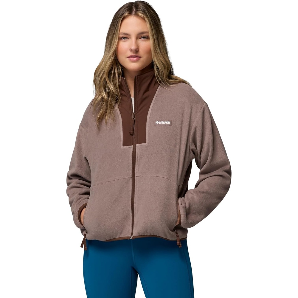 image:imageColumbia Womens Sequoia Grove II Full ZipIronTobacco