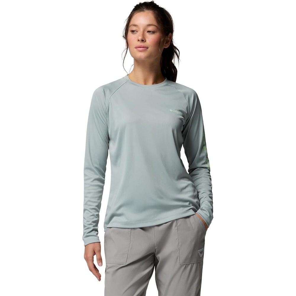 image:imageColumbia Womens Tidal Tee II Long Sleeve HoodieNiagaraKey West Logo