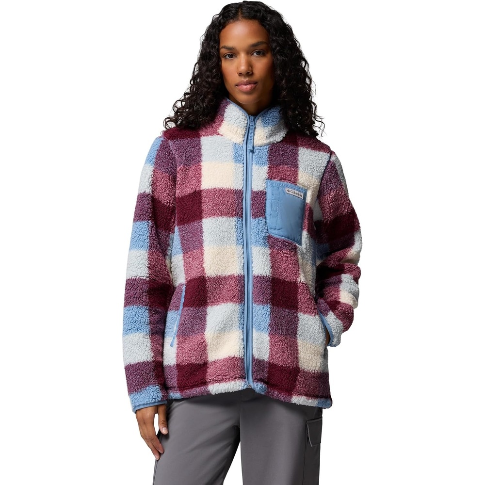image:imageColumbia Womens West Bend Print Full Zip IIRainy DayMulti Buffalo Check
