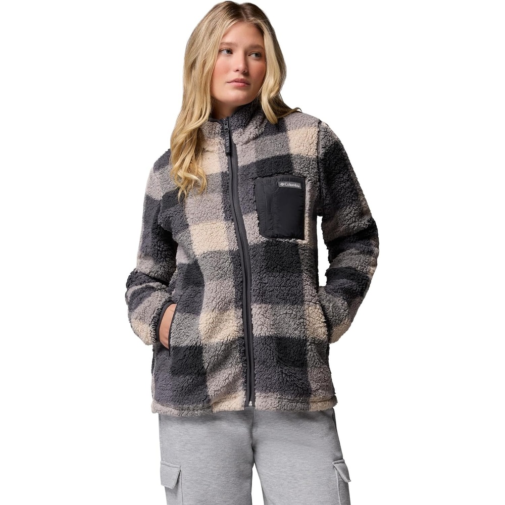 image:imageColumbia Womens West Bend Print Full Zip IISharkMulti Buffalo Check
