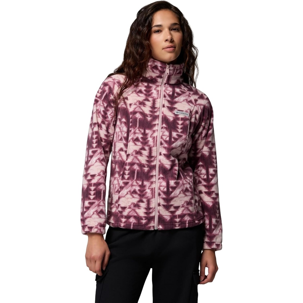 image:imageColumbia womens Benton Springs Printed Full ZipAntique MauveSketchup