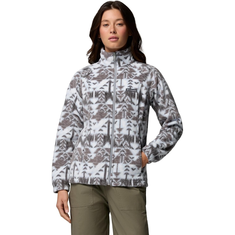 image:imageColumbia womens Benton Springs Printed Full ZipCirrus GreySketchup