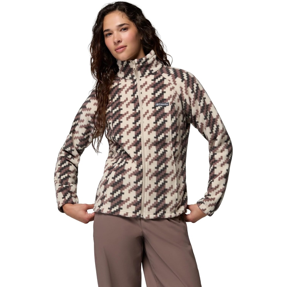 image:imageColumbia womens Benton Springs Printed Full ZipDark StoneTwills