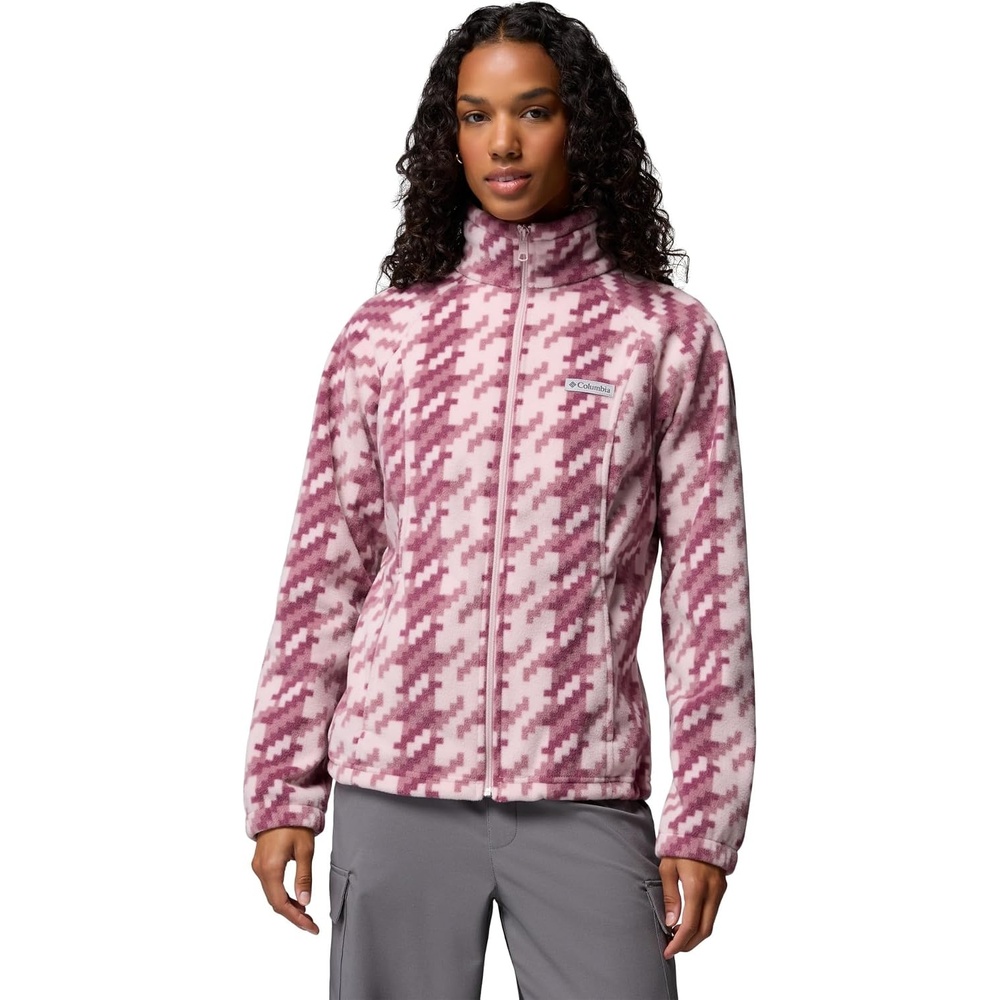 image:imageColumbia womens Benton Springs Printed Full ZipMineral PinkTwills
