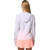 Columbia Women’s PFG Tidal Tee II Hoodie(Agate/Satin Pink Logo)