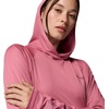 Columbia Women’s PFG Tidal Tee II Hoodie(Rosette/Antique Mauve Logo)