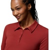 Columbia Women’s Pinetown Canyon Long Sleeve Henley(Red Oxide)