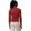 Columbia Women’s Pinetown Canyon Long Sleeve Henley(Red Oxide)