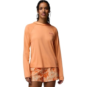 Columbia Women’s PFG Tidal Tee II Hoodie(Bright Nectar/Guava Pink)